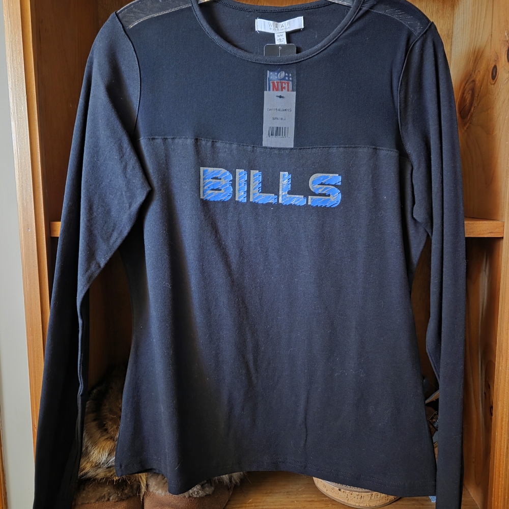 NFL Women's Black Long Sleeve Top
